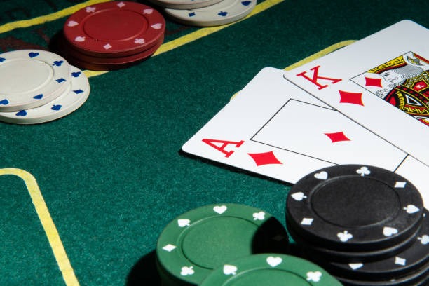 Blackjack payout structure and hand value reference chart on salam123